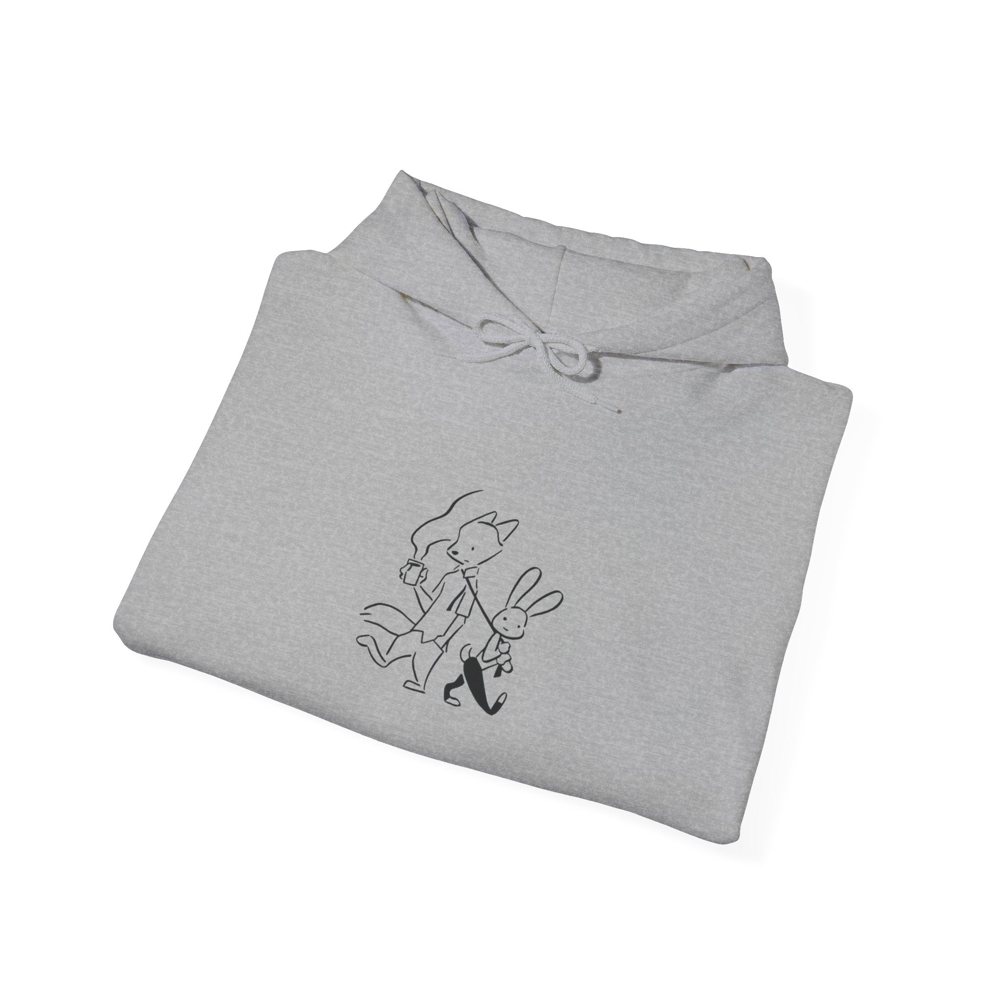 Bold Lines Hoodie — Minimal Graphic Sweatshirt