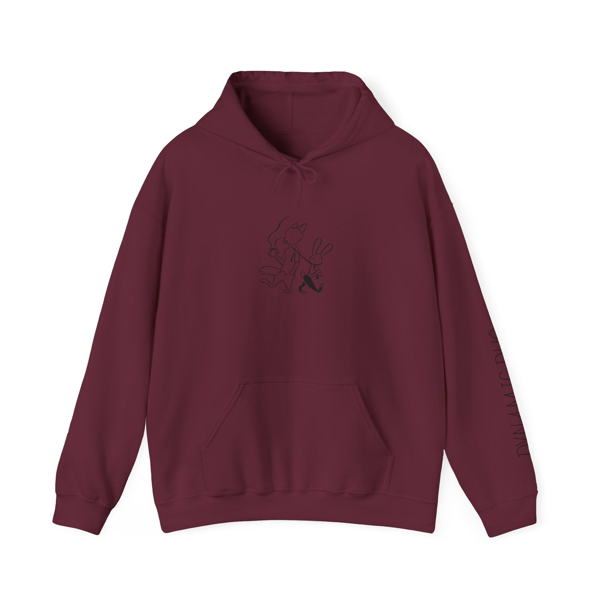Bold Lines Hoodie — Minimal Graphic Sweatshirt