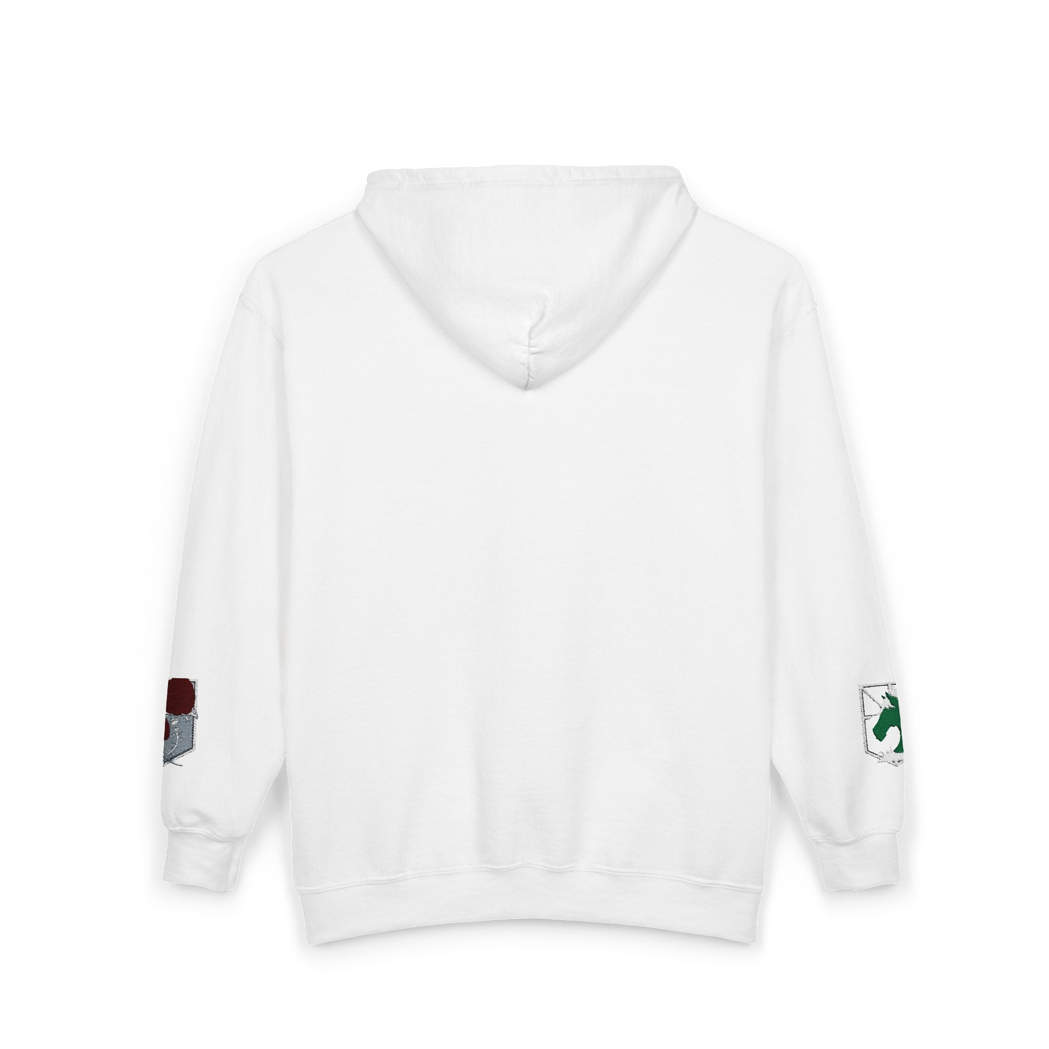 Skull & Crossbones Patch Zip Hoodie — Vintage Pirate Chest Design